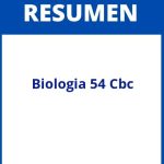 Biologia 54 Cbc Resumen