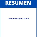 Carmen Laforet Nada Resumen