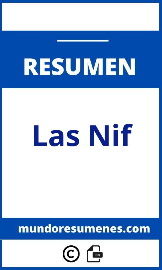 Resumen De Las Nif