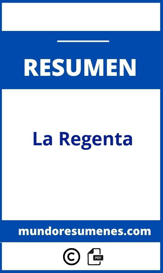 Resumen La Regenta Por Capitulos